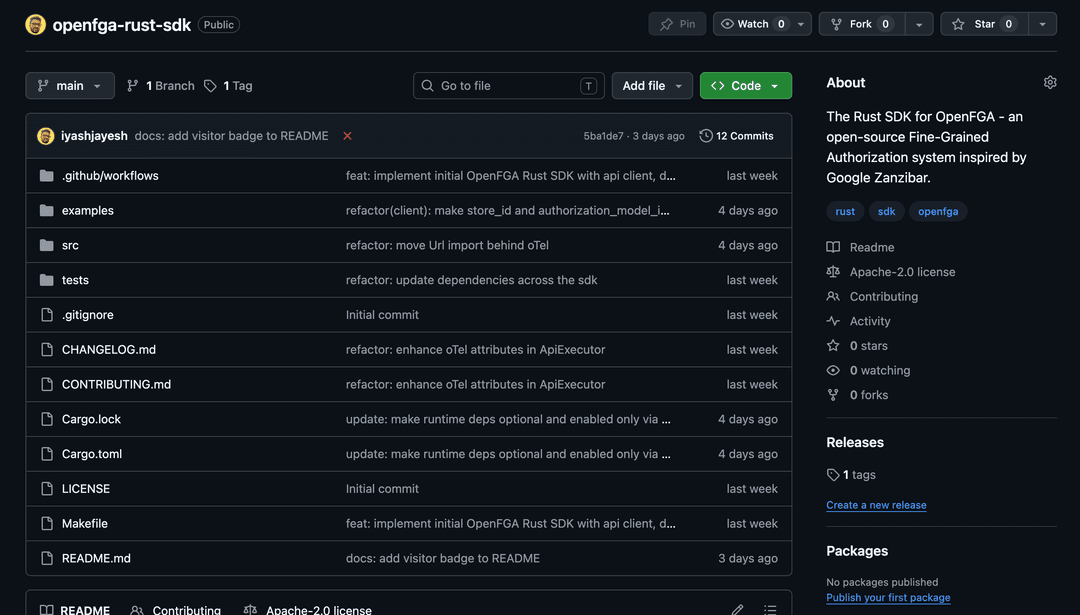 openfga-rust-sdk <> OpenFGA Rust SDK | OSS